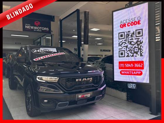 RAM RAMPAGE 2.2 TURBO DIESEL REBEL 4X4 AUTOMÁTICO RAM RAMPAGE 2.2 TURBO DIESEL REBEL 4X4 AUTOMÁTICO